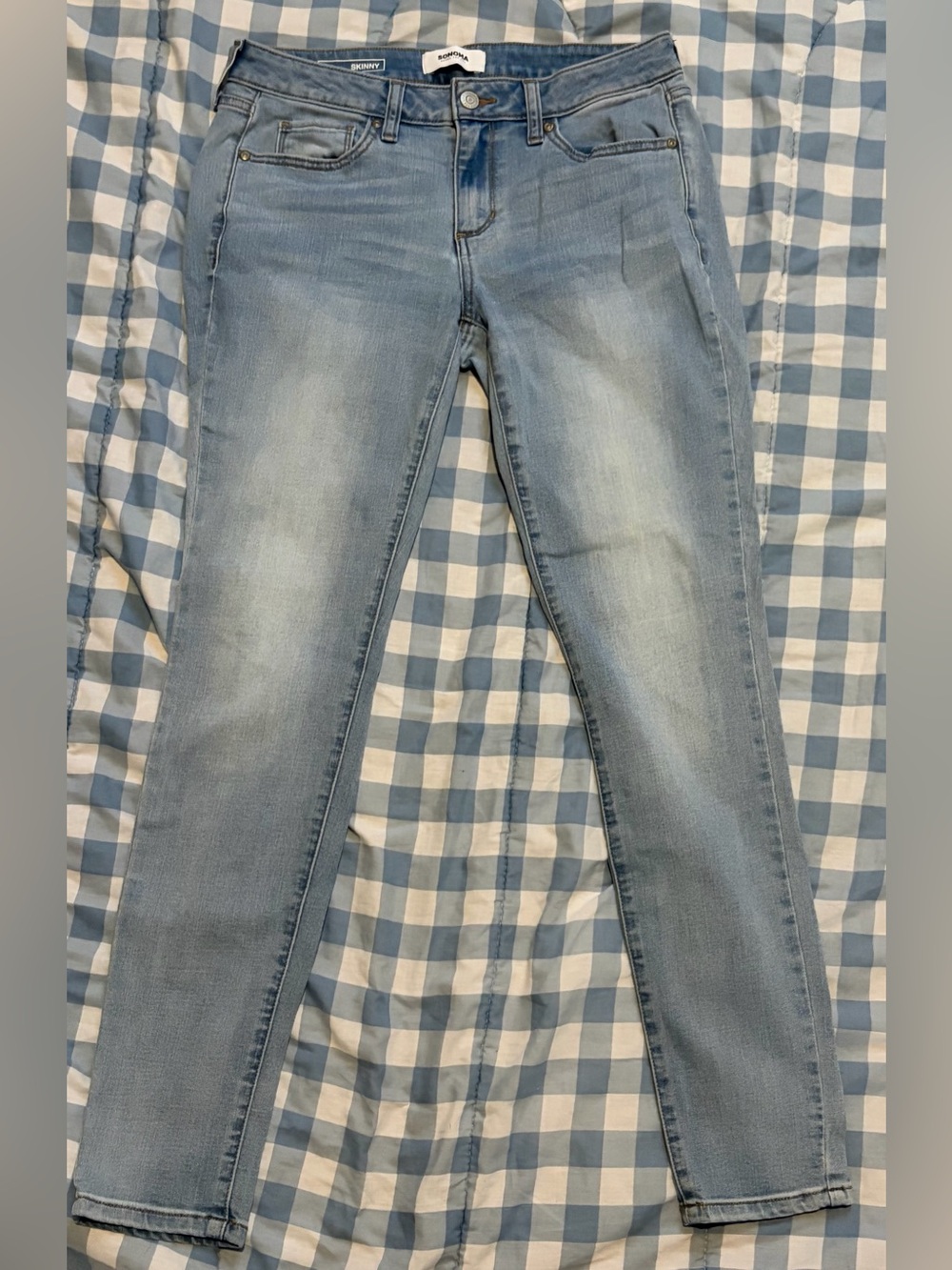 Sonoma women's jeans light wash skinny size 6